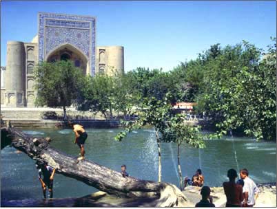 Ensemble Lyabi-hauz,Bukhara,Tourism in Uzbekistan
