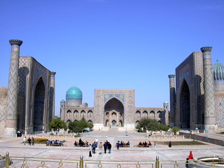 Registan Platz,Samarkand,Tourismus in Uzbekistan