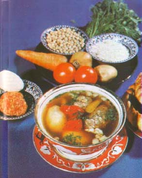 KIFTA SHURVA - FRICANDEL SOUP, Uzbekistan at Home