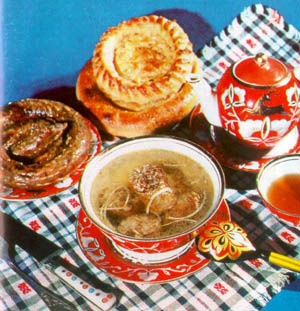 KHASSIP SHURVA-SAUSAGE SOUP, Uzbekistan at Home